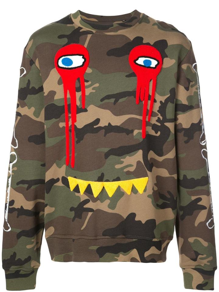 Haculla I Have No Legs Camouflage Sweatshirt - Green