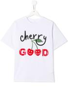 Stella Mccartney Kids Teen Printed Cherry T-shirt - White