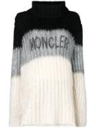 Moncler Colour-block Logo Sweater - Black