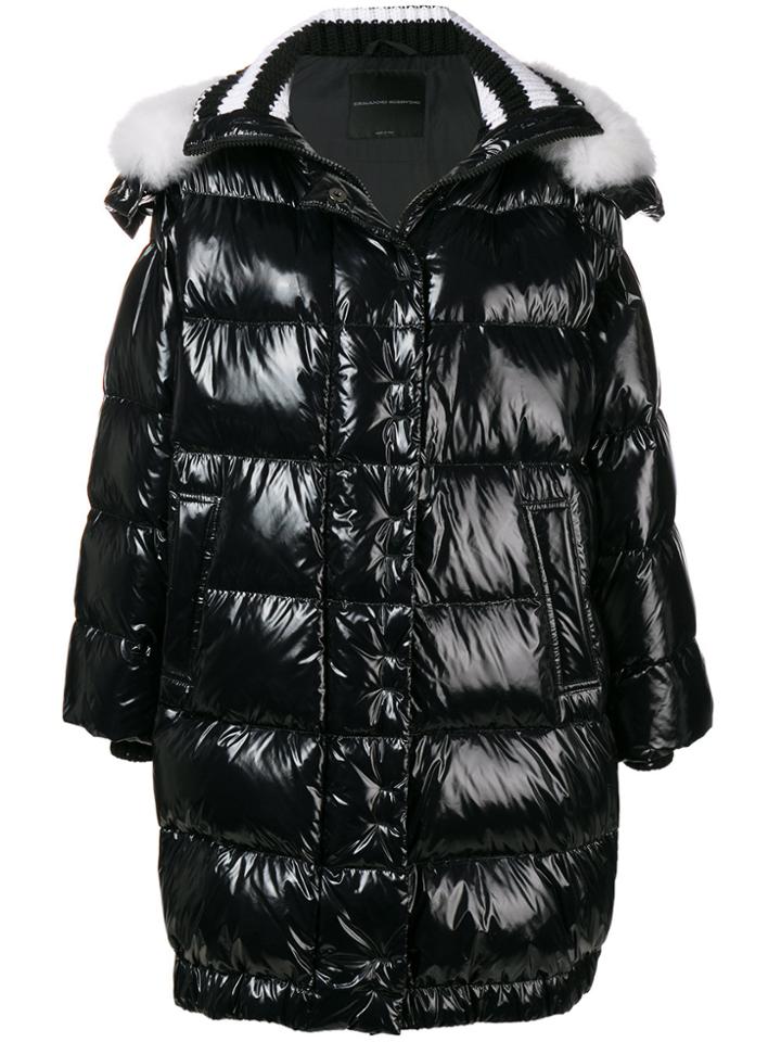 Ermanno Scervino Oversized Puffer Coat - Blue