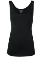 Majestic Filatures Scoop Neck Tank, Women's, Size: Iv, Black, Viscose/spandex/elastane