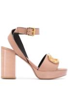 Valentino Valentino Garavani Vlogo Sandals - Pink