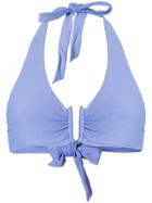 Heidi Klein Halterneck Bikini Top - Pink & Purple