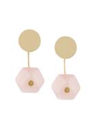 Isabel Marant Dada Stone Earrings - Pink