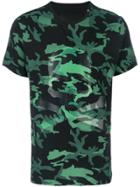 Philipp Plein Camouflage Skull Print T-shirt - Green