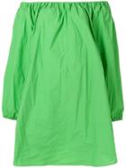 Ports 1961 Off-shoulder Oversized Dress - Green