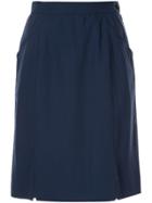 Yves Saint Laurent Pre-owned Straight Short Skirt - Blue