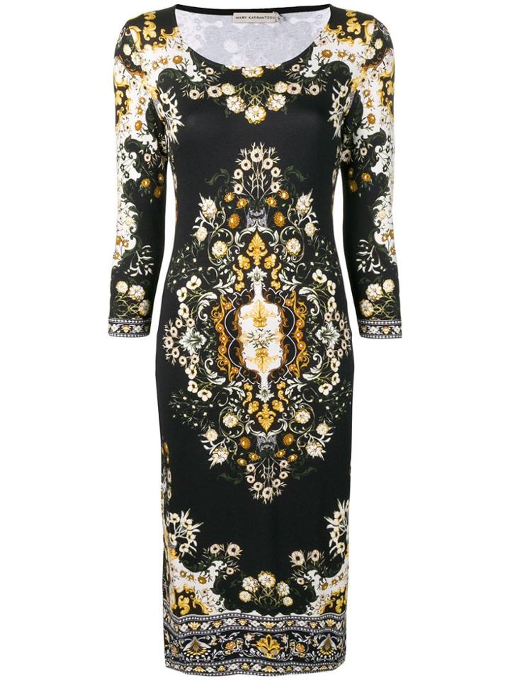 Mary Katrantzou Floral-print Dress - Black