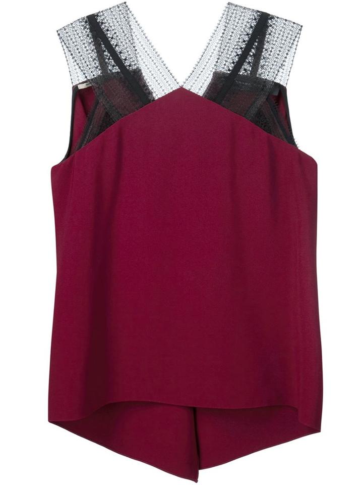 Roland Mouret Lace Straps Tank Top