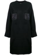 Marios Oversized Sweater Dress - Black