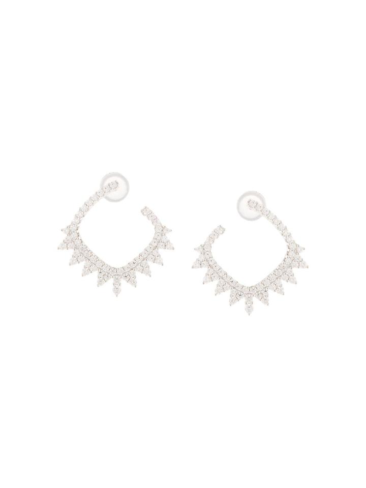 Apm Monaco Small Tiara Earrings - Silver