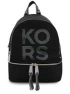 Michael Michael Kors Mesh Panel Backpack - Black