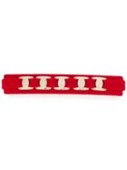 Salvatore Ferragamo Logo Ribbon Hair Clip - Red