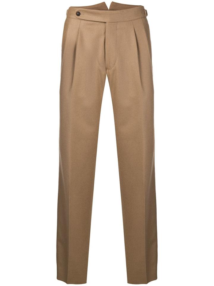 The Gigi Slim Fitted Tailored Trousers - Nude & Neutrals