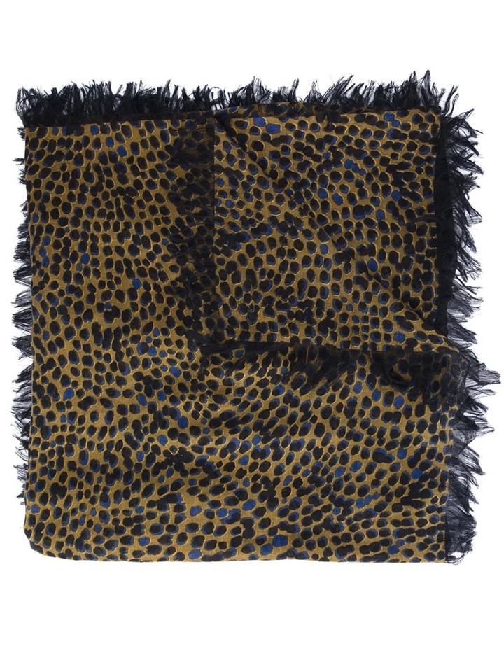 Chloé 'animal' Scarf, Women's, Nude/neutrals, Silk/cashmere