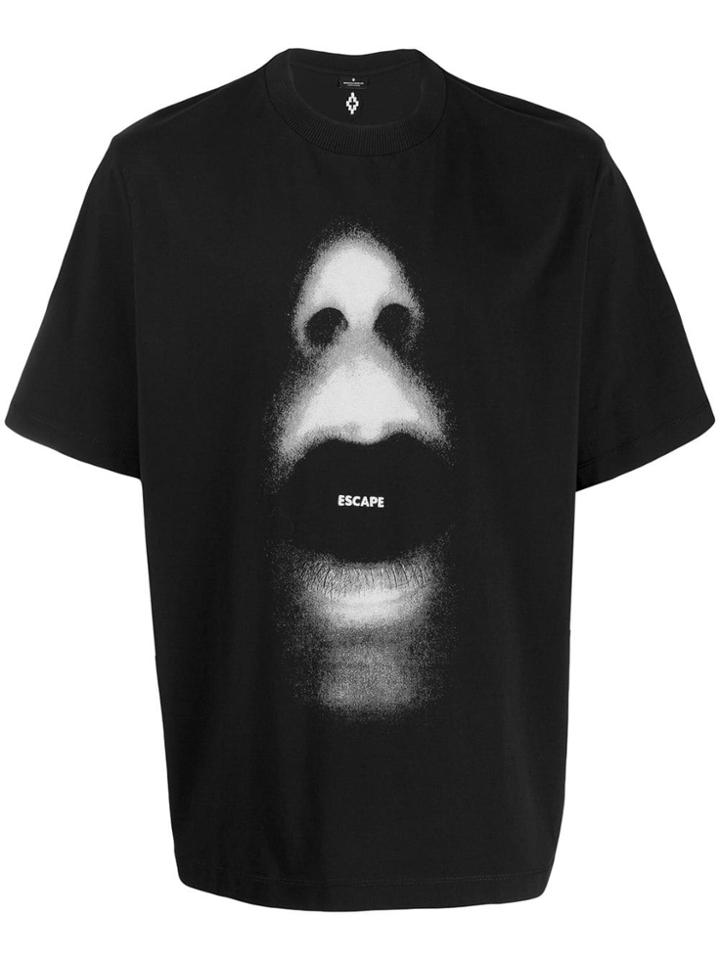 Marcelo Burlon County Of Milan Mouth Over T-shirt - Black