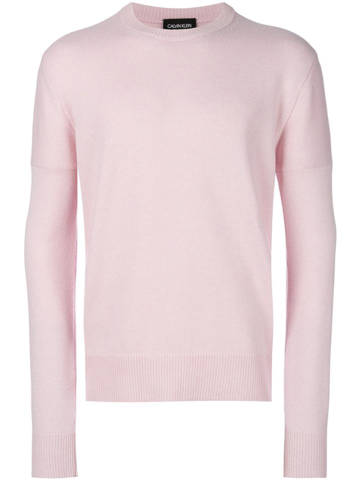 Calvin Klein Classic Knitted Jumper - Pink & Purple
