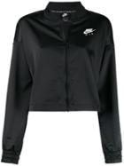 Nike Logo Print Sport Jacket - Black