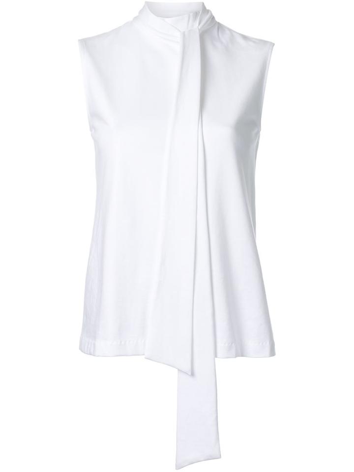 Le Ciel Bleu Long Bow Blouse