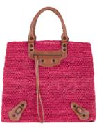 Balenciaga Vintage Classic Tote Bag - Pink & Purple