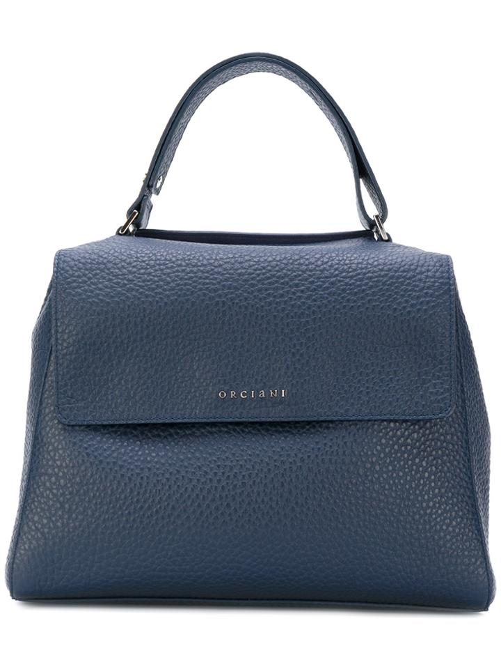 Orciani Boxy Tote - Blue