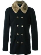 Jean Paul Gaultier Vintage Faux Fur Collar Knit Jacket