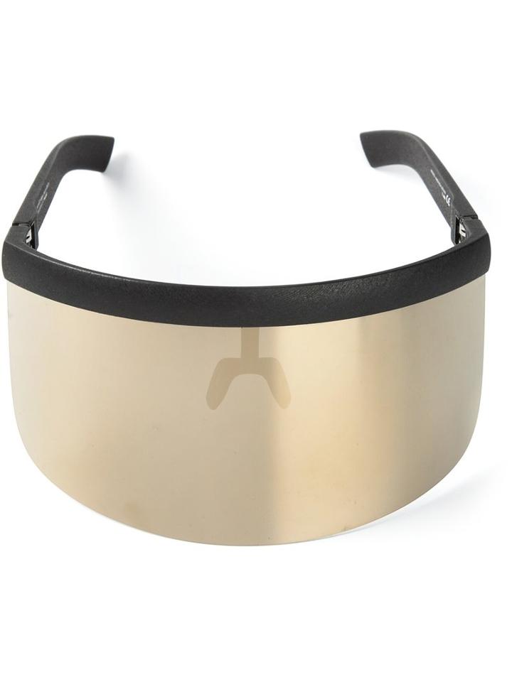 Mykita - Bernhard Willhelm 'daisuke' Sunglasses - Women - Brass - One Size, Women's, Black, Brass