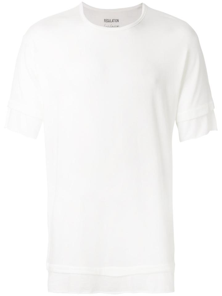 Yohji Yamamoto Layered T-shirt - White