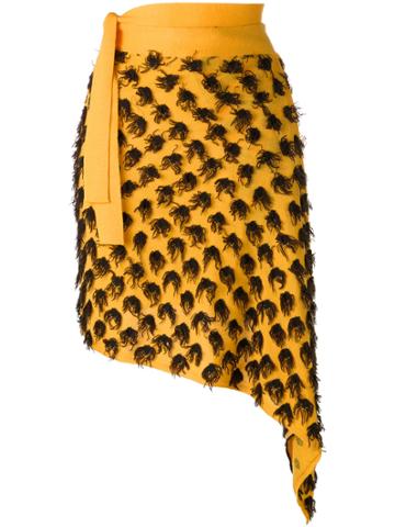 Vivienne Westwood Vintage Wrap Fringe Skirt - Yellow & Orange