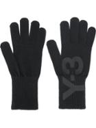 Y-3 Logo Print Gloves