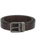 Dolce & Gabbana Classic Belt, Men's, Size: 100, Brown, Leather