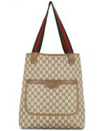 Gucci Vintage Sherry Line Tote - Brown