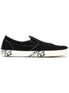 Maison Margiela Tabi Toe Slip-on Sneakers - Black