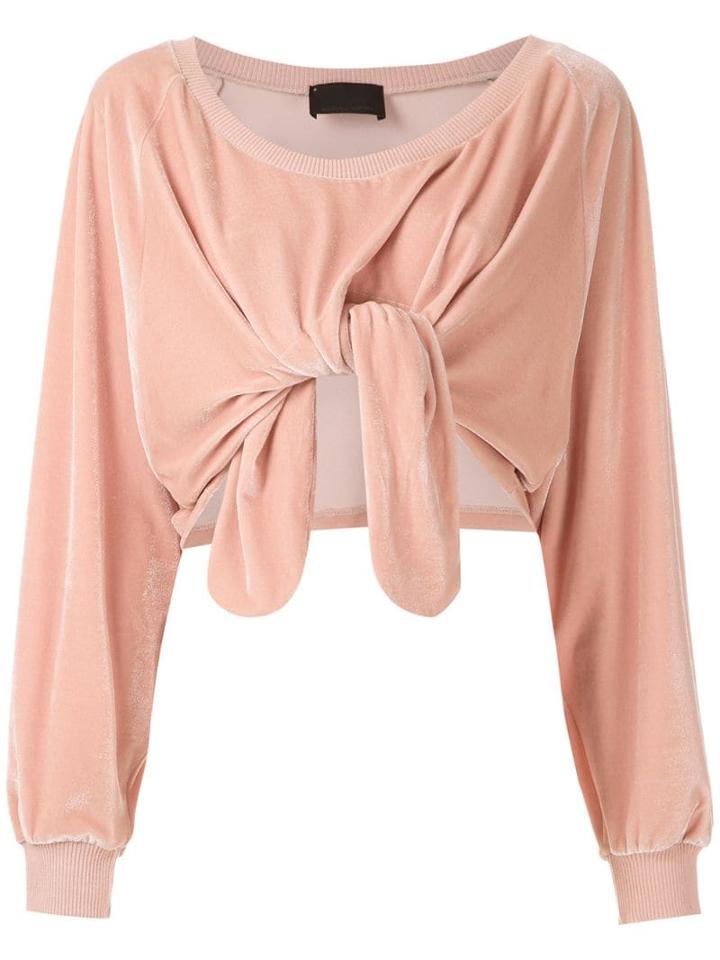 Andrea Bogosian Textured Pierre Blouse - Pink