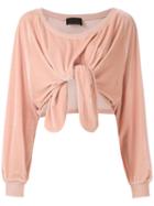 Andrea Bogosian Textured Pierre Blouse - Pink