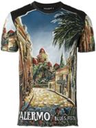 Dolce & Gabbana Palermo Print T-shirt, Men's, Size: 46, Cotton