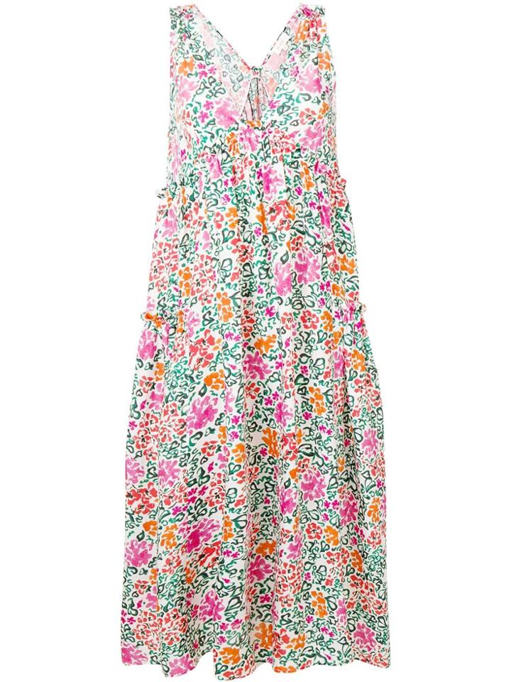 Isa Arfen Geranium Sleeveless Dress - Red