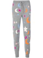 Chinti & Parker Cashmere Midnight Sky Track Pants - Grey