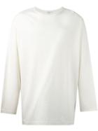 Yohji Yamamoto Basic Sweatshirt, Men's, Size: 3, Nude/neutrals, Cotton