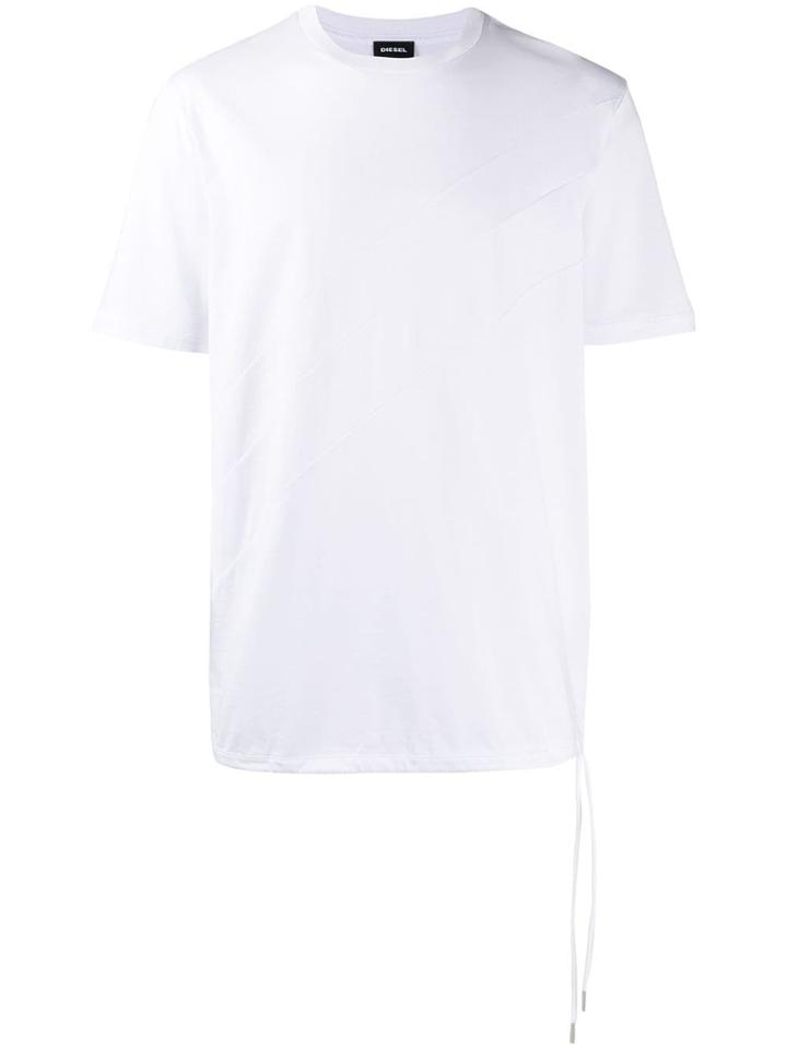 Diesel Drawstring Hem T-shirt - White