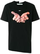 Off-white Hands Print T-shirt - Black