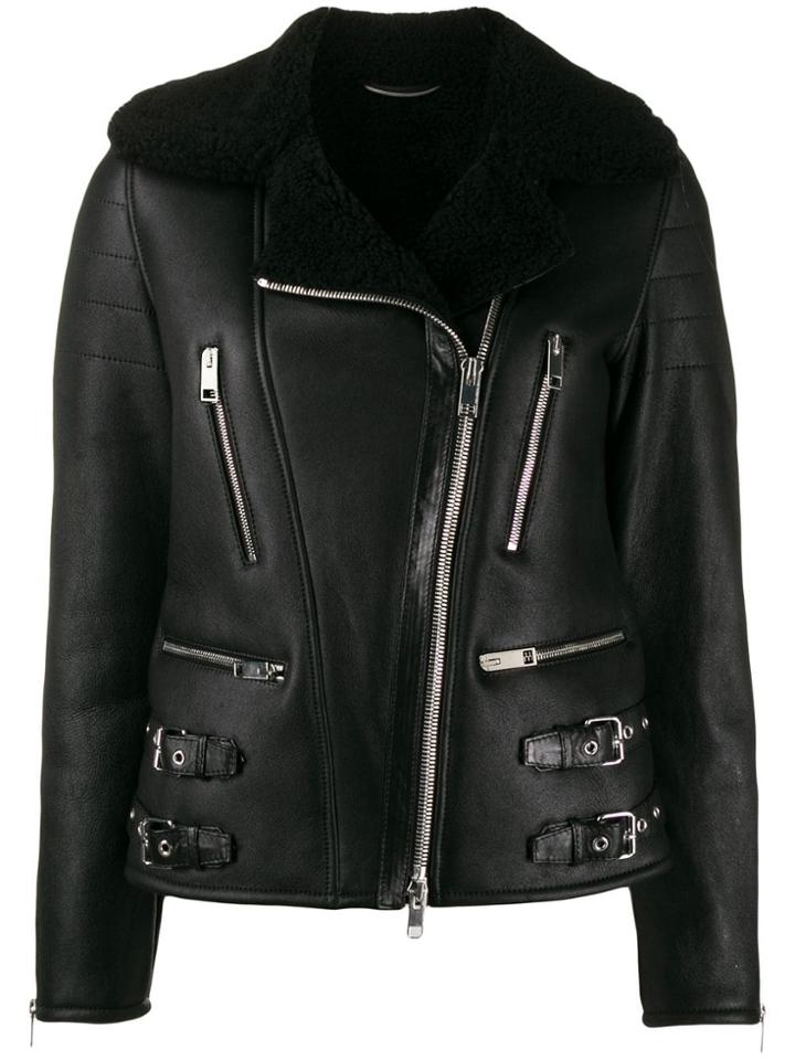 Ermanno Scervino Shearling Jacket - Black