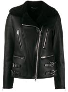 Ermanno Scervino Shearling Jacket - Black