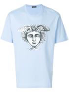 Versace Medusa Print T-shirt - Blue
