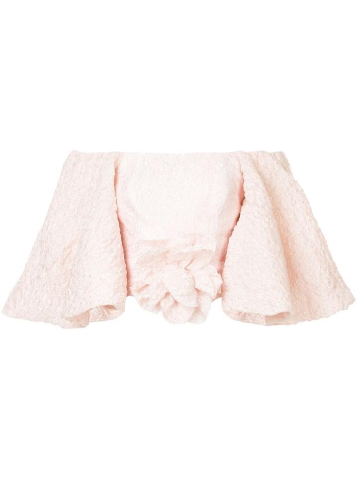 Bambah Bubble Flower Blouse - Pink