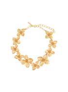 Oscar De La Renta Flower Necklace - Metallic