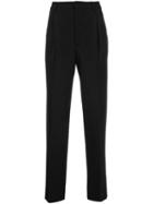 Lemaire Pleated Pants, Men's, Size: 46, Black, Wool
