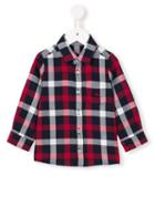 Fay Kids - Checked Shirt - Kids - Cotton - 12 Mth, Red