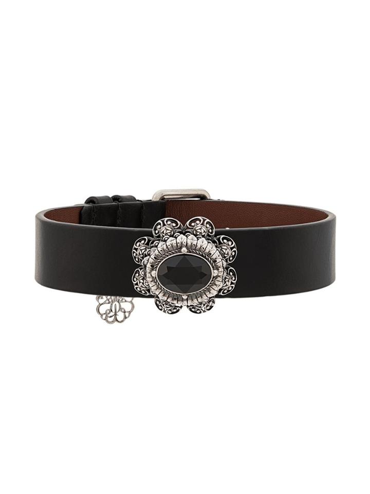 Alexander Mcqueen Embellished Choker - Black