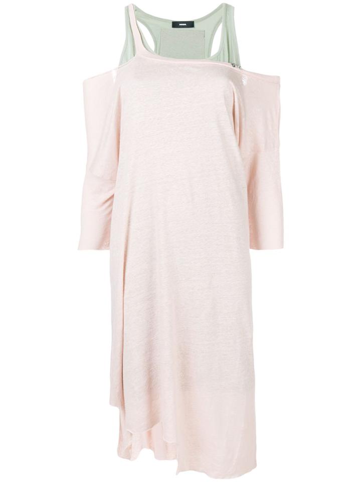 Diesel T-evita Top - Pink & Purple